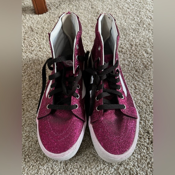 Vans off the wall glitter high top size 5 in excellent condition. - Picture 4 of 6